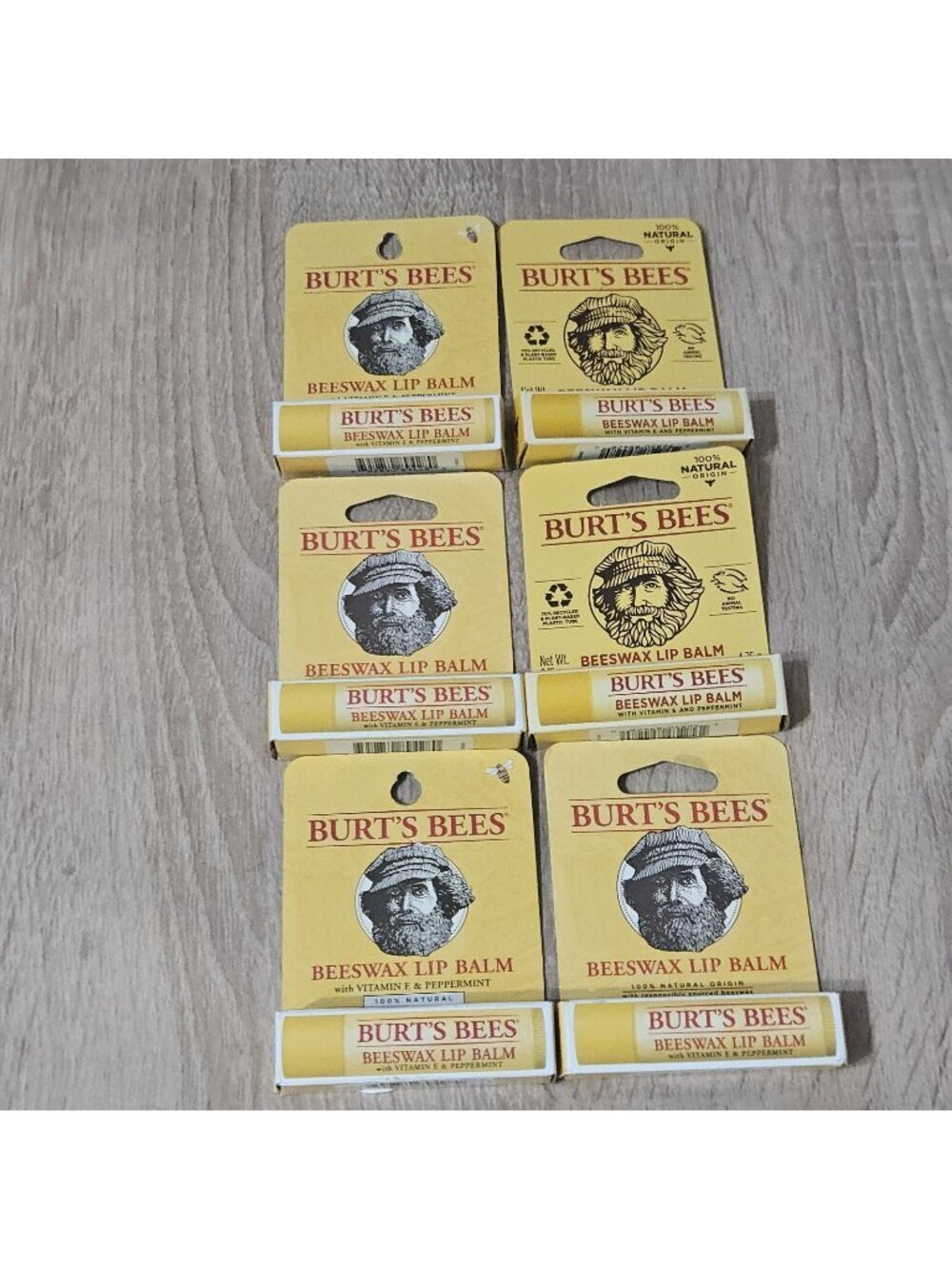 6x Burt's Bees Lip Balm Stocking Stuffers, Moisturizing Lip Care #